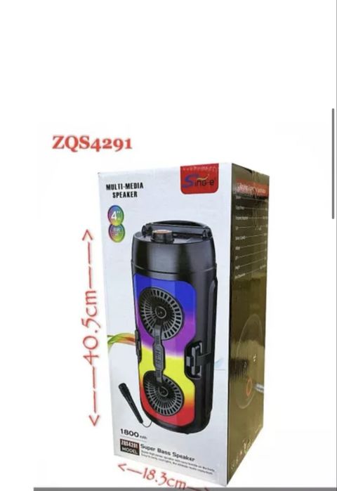 JBL стиліндегі LED колонка (жаңа)