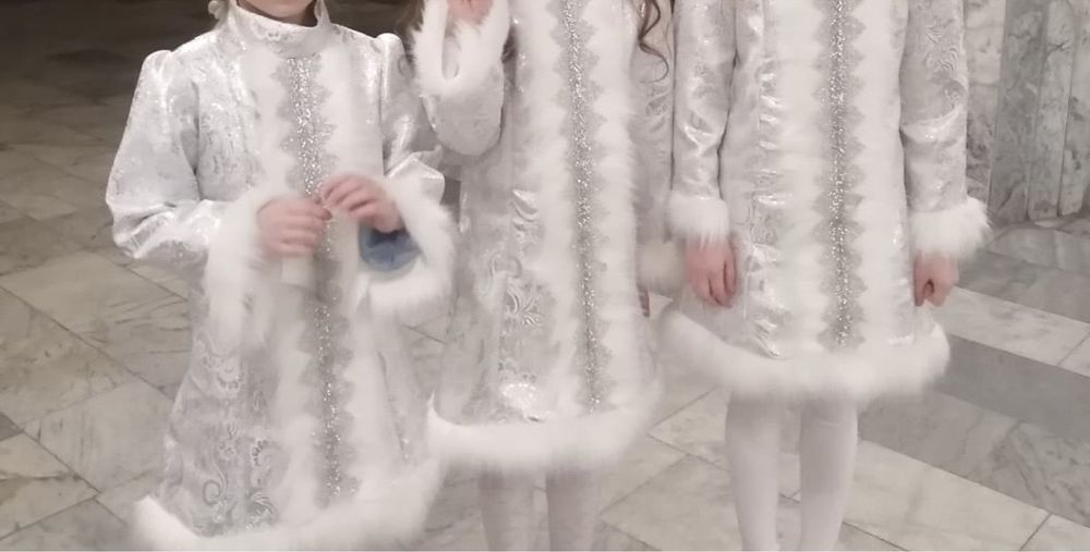 Костюм снегурочки 34 размер