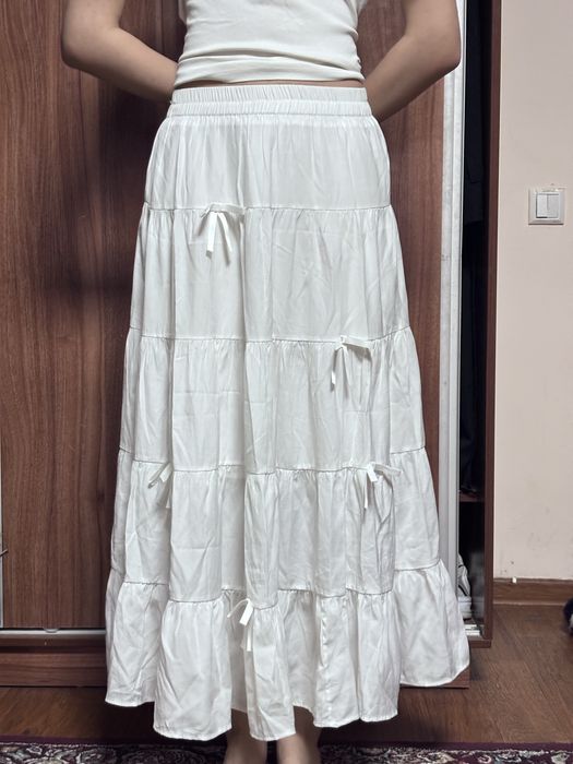 Юбка белого цвета