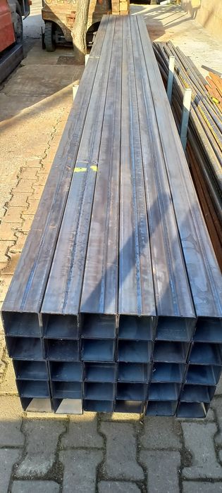 Черни профили 100х100х3, 6 метра дължина.