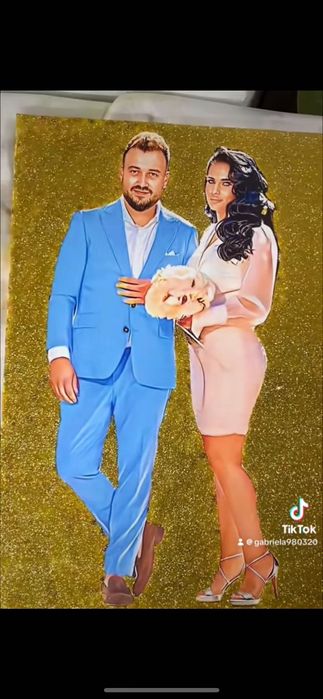 Tablou canvas cu sclipici color!