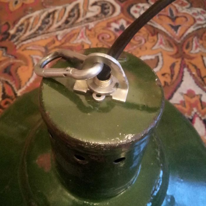 Фонарь лофт эмалированный