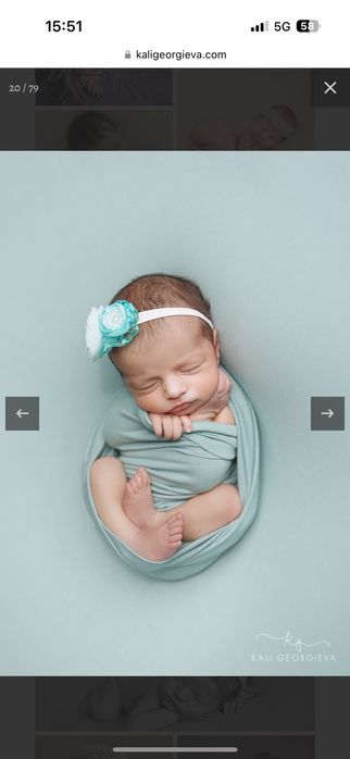 Фотосесия новородено бебе