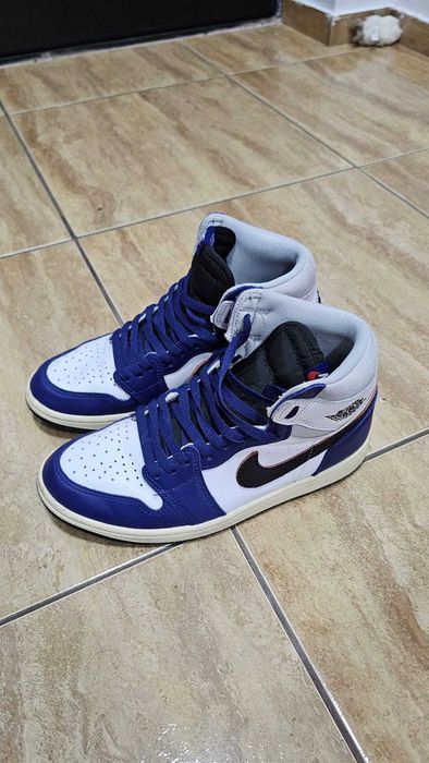 Nike SB x Air Jordan 1 Retro High OG „LA to Chicago / Court Purple” – Mărimea 41