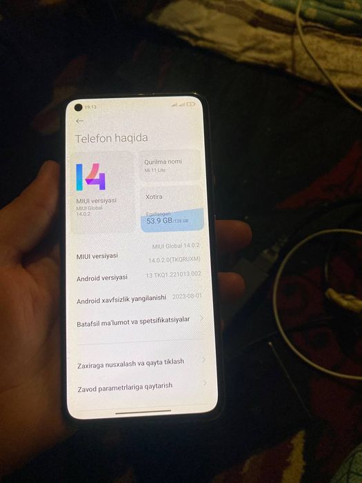 xiaomi 11 LTE sroshna sotiladi tel ozimniki