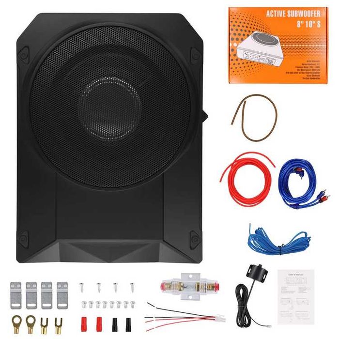 1200W(peak) 10” активен субуфер за под седалката