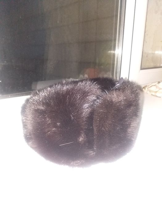 Норковая мужская шапка