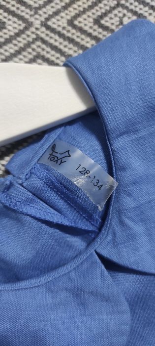 Платье изо льна , рост 128-134