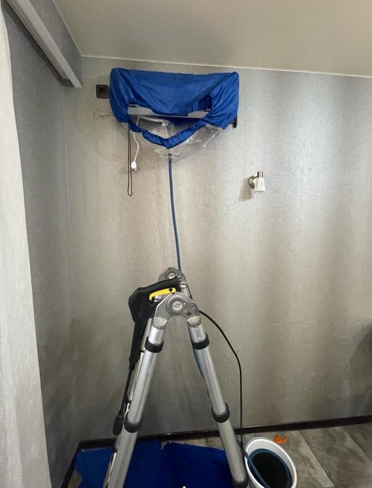 Установка  кондиционер