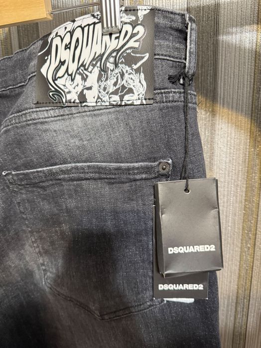 Blugi Dsquared2 negru premium