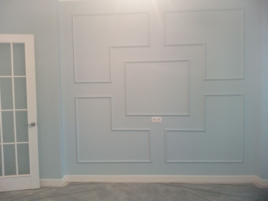 Пакраска,  Шпаклёвка. обои