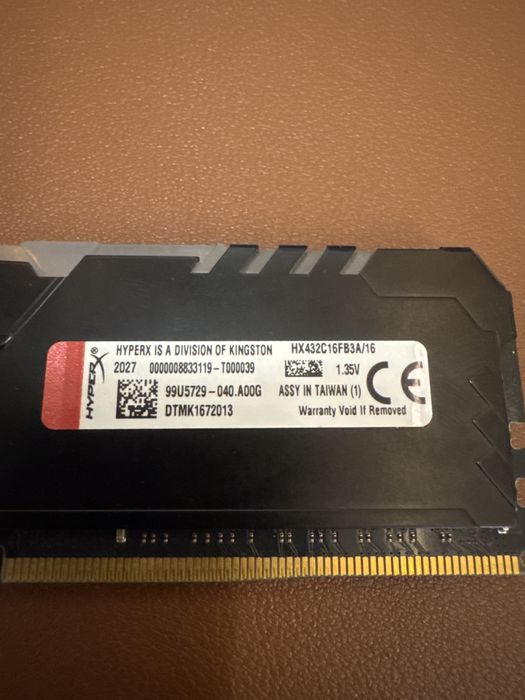 ОЗУ RAM ddr4 16gb