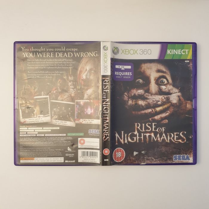 Rise Of Nightmares Kinect Xbox 360