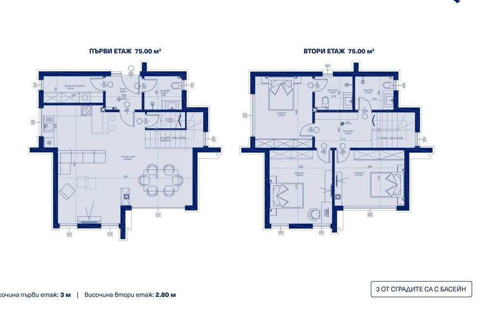 Къща с веранда къща с басейн