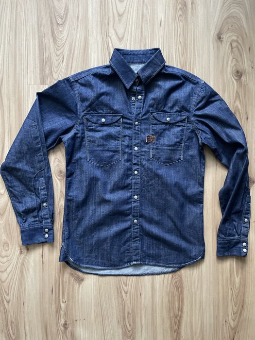G-Star Raw Ranch shırrt/мъжка дънкова риза S