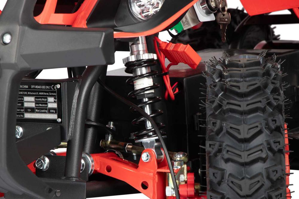 ATV electric NITRO Torino Quad 1000W 36V cu 3 Trepte de Viteza, Orange