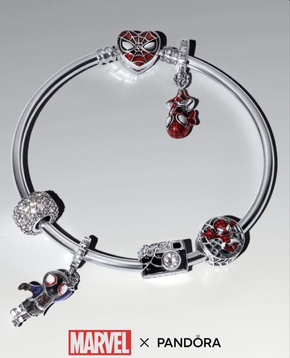 В Скидка! Pandora x Marvel браслеты из серебра 925 пробы
