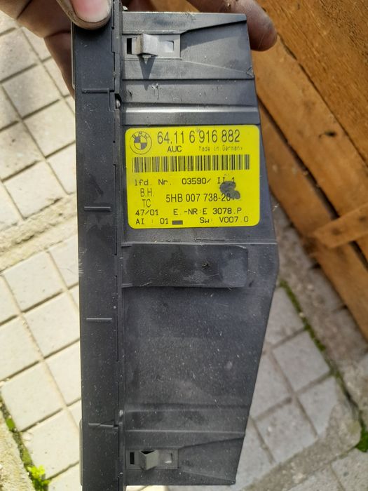 Управление за климатик-бмв е46 320д фейслифт