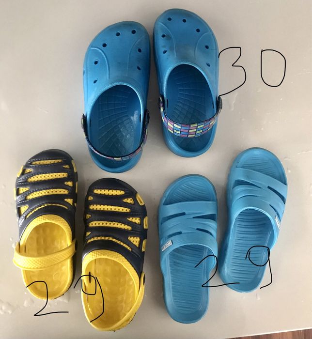 Детски чехли джапанки за басейн, баня, плаж номер 29 и 30