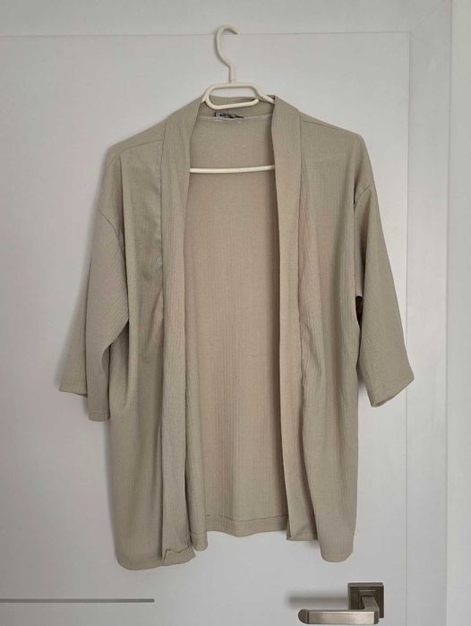 Cardigan / kimono Afra Wear, mărimea 40, bej