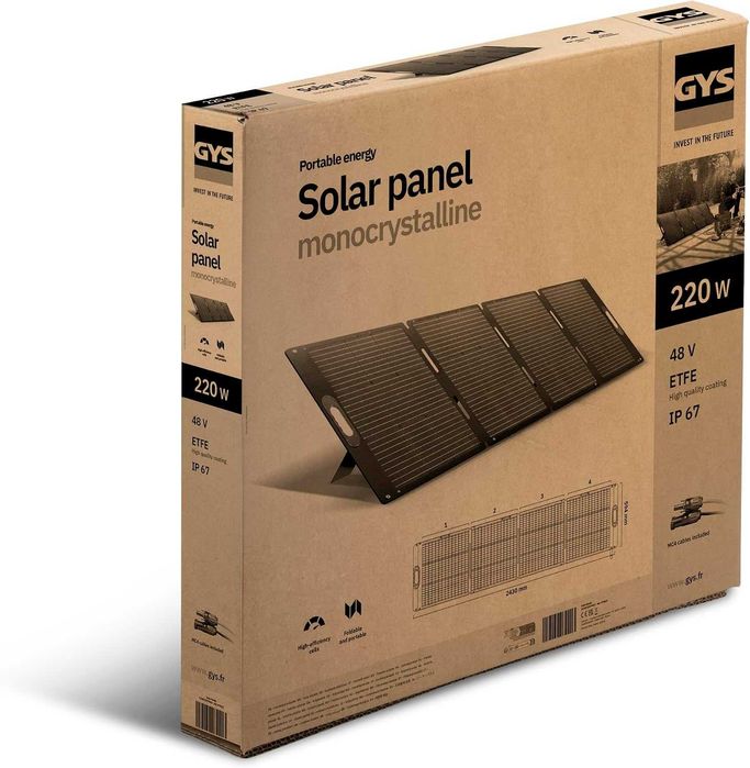 Сгъваем соларен куфар панел 100W, 220W, 160W Revolt + PWM контролер