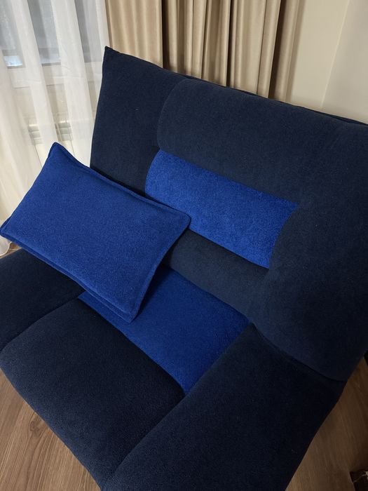 Диван с 2 креслами и подушками