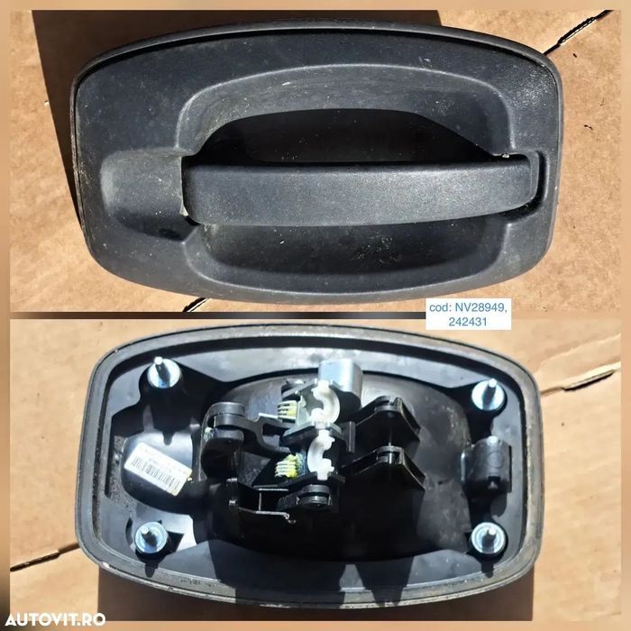 Sistem inchidere usa culisanta fiat ducato peugeot boxer citroen jumper ( pentru masini cu volan pe stanga ) maner opritor cabluri