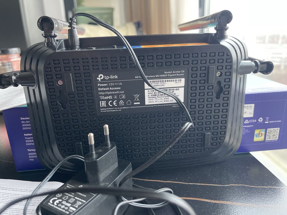 Router Wireless TP-Link AC1200 Archer C6 Gigabit