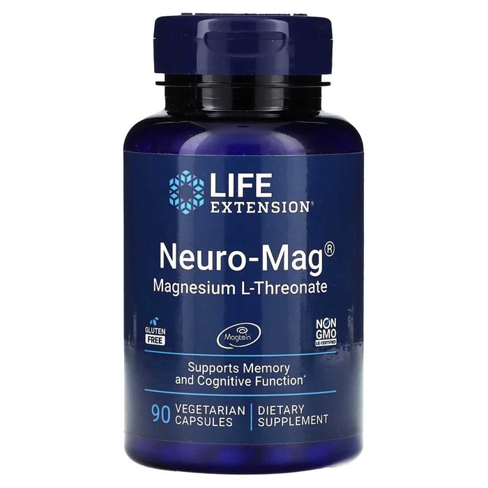 Life Extension, Neuro-Mag, L-треонат магнияю Л треонат