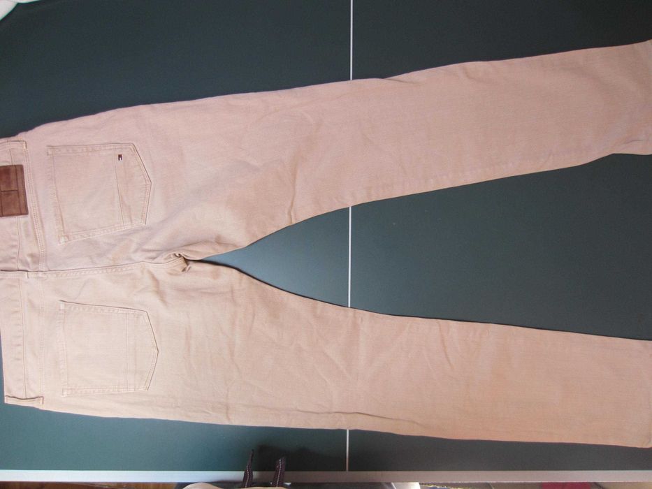 Blugi Bej Tommy Hilfiger, Hudson,W34 L34,Talie=87cm,Lung=108