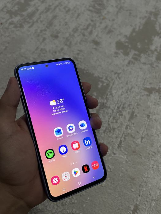 Samsung a54 фиолетовый