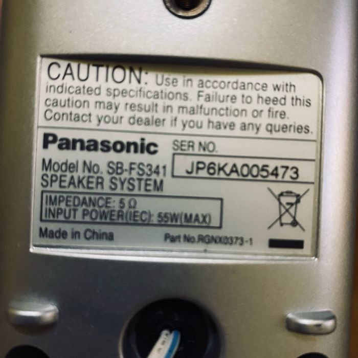 Vand home cinema panasonic