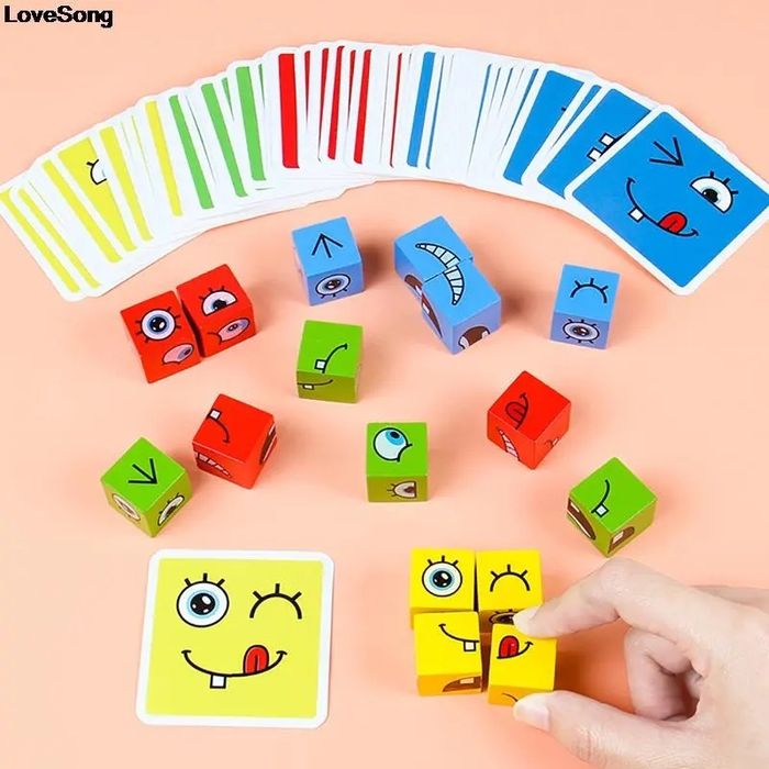 Игра кубчета с емоции