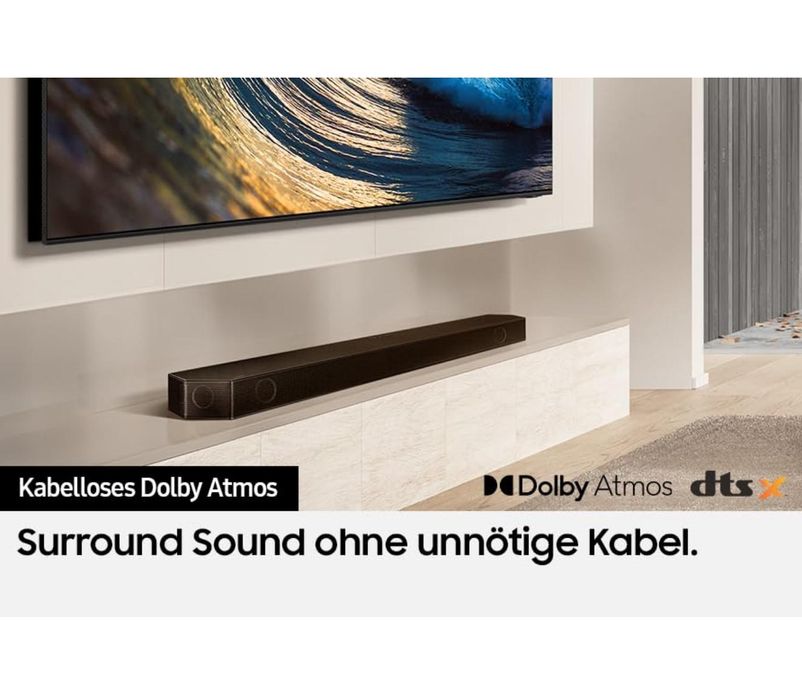 Samsung HW-Q995GD 11.1.4 Channel Q Soundbar for TVs, 4.0.2 Channel Rea