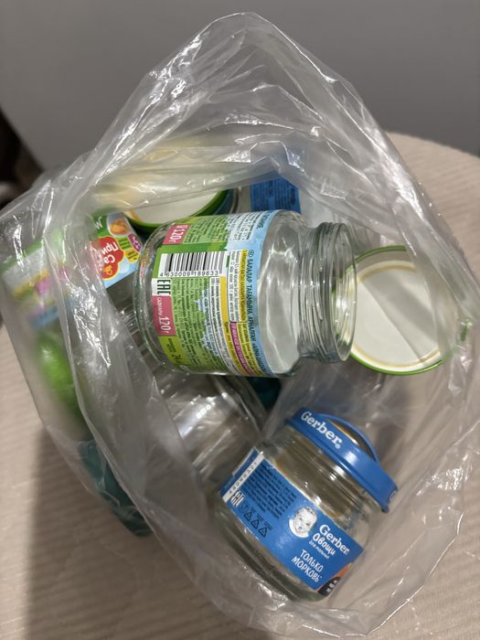 Банки от пюрешек