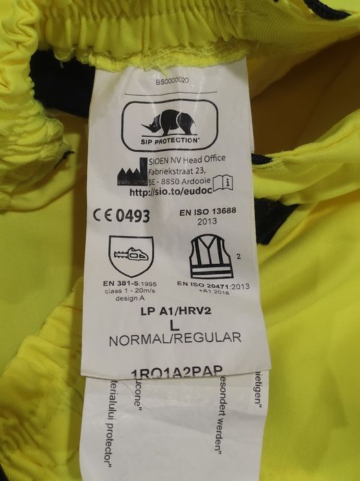 Pantaloni de lucru reflectorizanti cu protectie