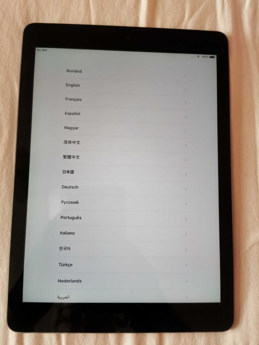 IPad Air 1 model  A1475  64 GB, IOS Version 12.5.8  modelul cu cartela