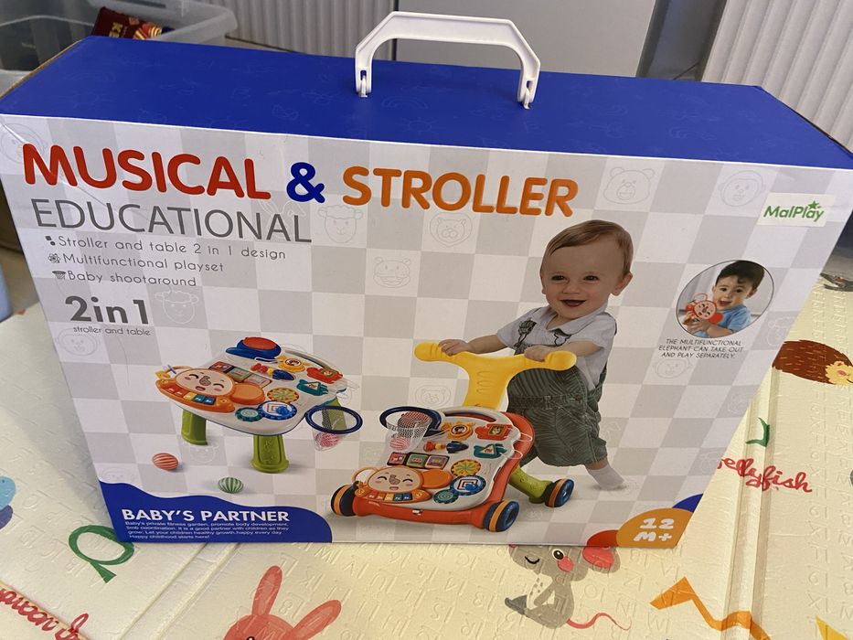 Antepremergator si masuta bebe SOLTOY