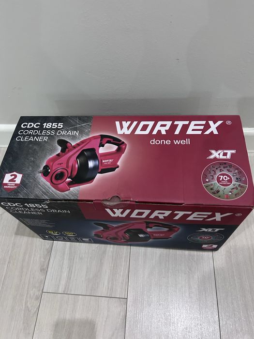 Прочистная машинка WORTEX CDC 1855 с аккумулятором