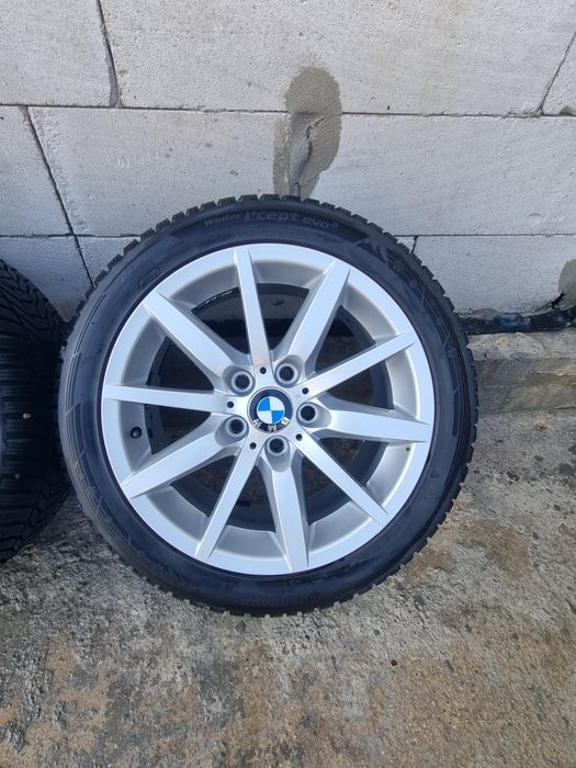 Jante 5x120 BMW seria 3 seria 1 ...R17"  cu anvelope  iarna