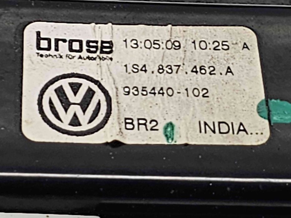 Macara electrica geam dreapta fata Volkswagen UP [Fabr 2011-2019] 1S48