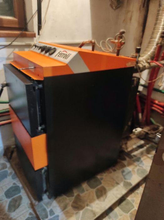 Centrală termică pe lemne 35kw