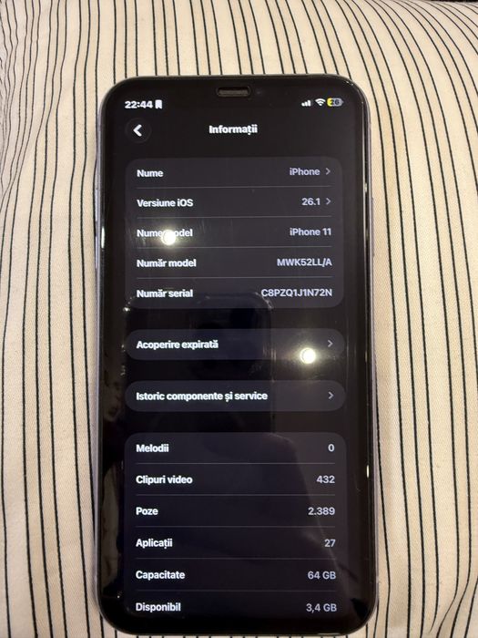 Iphone 11 culoarea mov