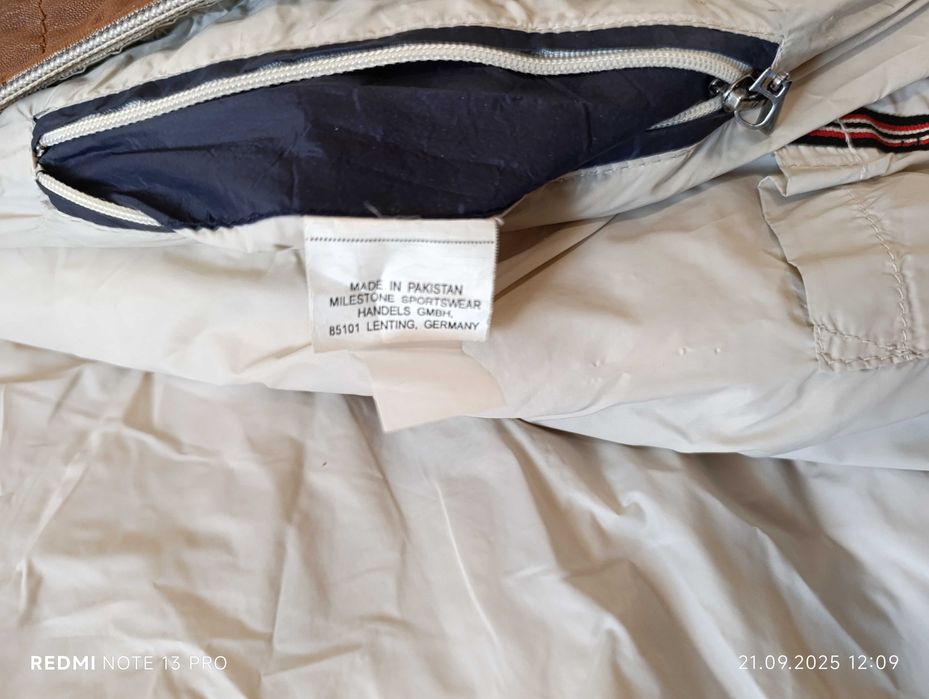 ''Milestone''оригинално мъжко кожено яке ХЛ размер