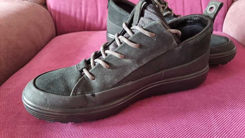 Adidasi/ sneakersi ECCO Soft7 Tred Zip Black Yak Nubuck Goretex mar 38