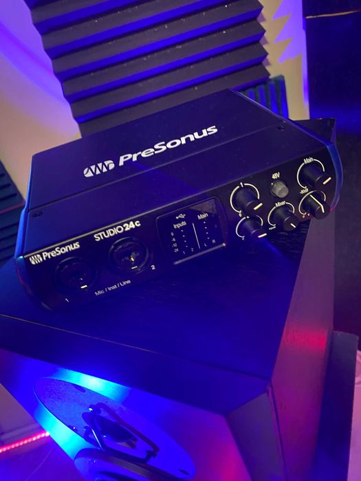PreSonus Studio 24c - CA NOUĂ (1 lună) + Software Studio One NEACTIVAT