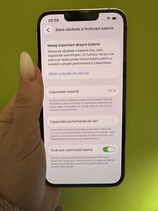 iPhone 13 Pro 128GB – Stare bună, liber de rețea