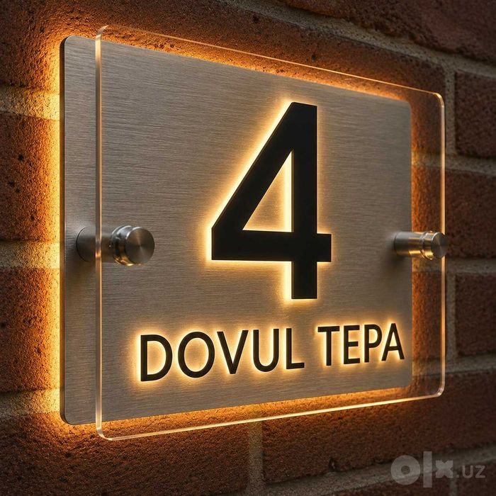 TASHQI REKLAMA tayyorlash va uni o’rnatish! Bo’rtma harflar, Banner