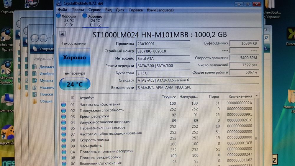 Жесткий диск 1 терабайт для ноутбука