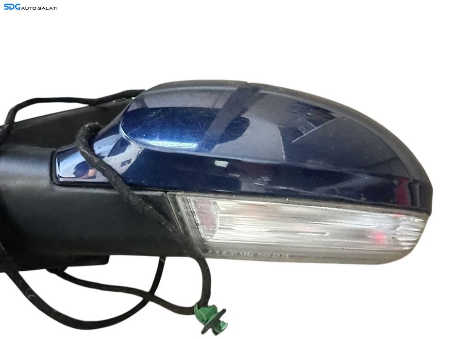 Oglinda Stanga Electrica Fara Pliere Rabatare Volkswagen Passat B6 2005 - 2010 Culoare Albastru LD5Q [V0317]